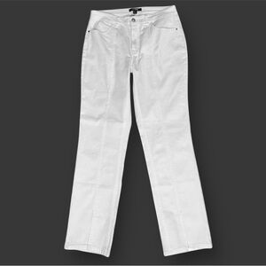 White Straight Leg Jeans Sz 8